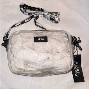 UGG Janey II Transparent Crossbody with Black Accents